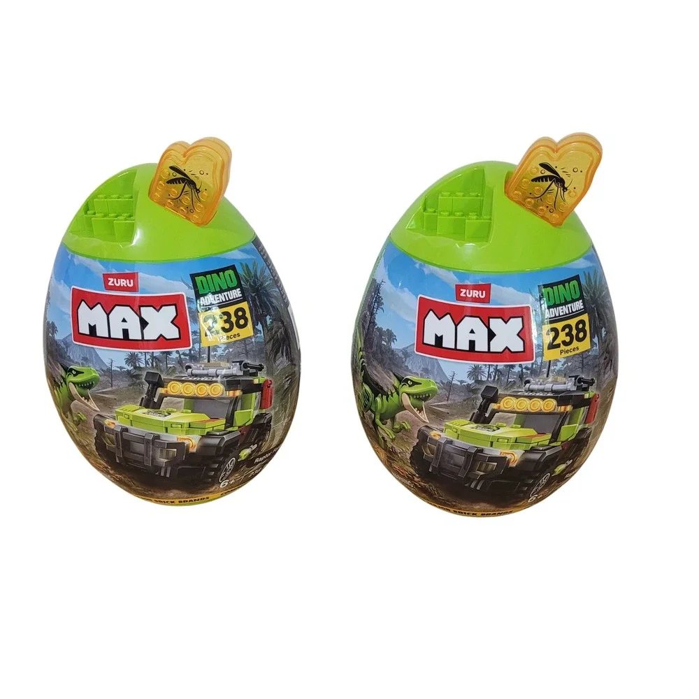 Zuru Max Dino BUY GET ONE FREE Adventure Raptor Force Building Blocks 238 Pieces